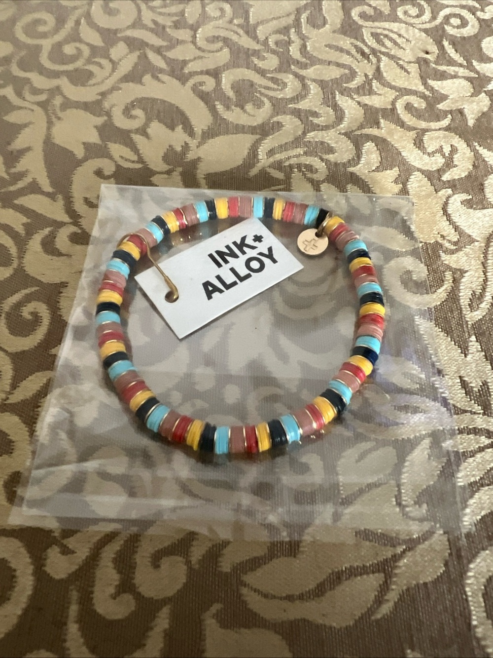 Ink & Alloy Multi Color Beaded Braclet Gift Fashion Accessory